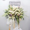 Kệ hoa trắng chia buồn KH01