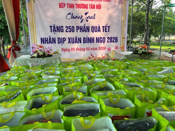 Hoa Tâm Việt trao quà từ thiện Tết 2026 tại Tây Ninh