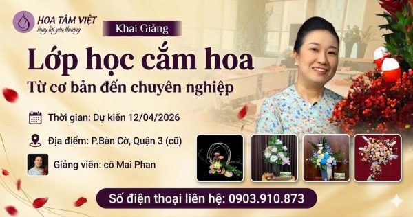 Khóa học cắm hoa kinh doanh