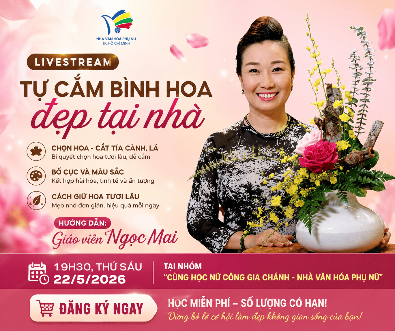 CẮM BÌNH HOA ĐẸP TẠI NHÀ TRONG MÙA HÈ