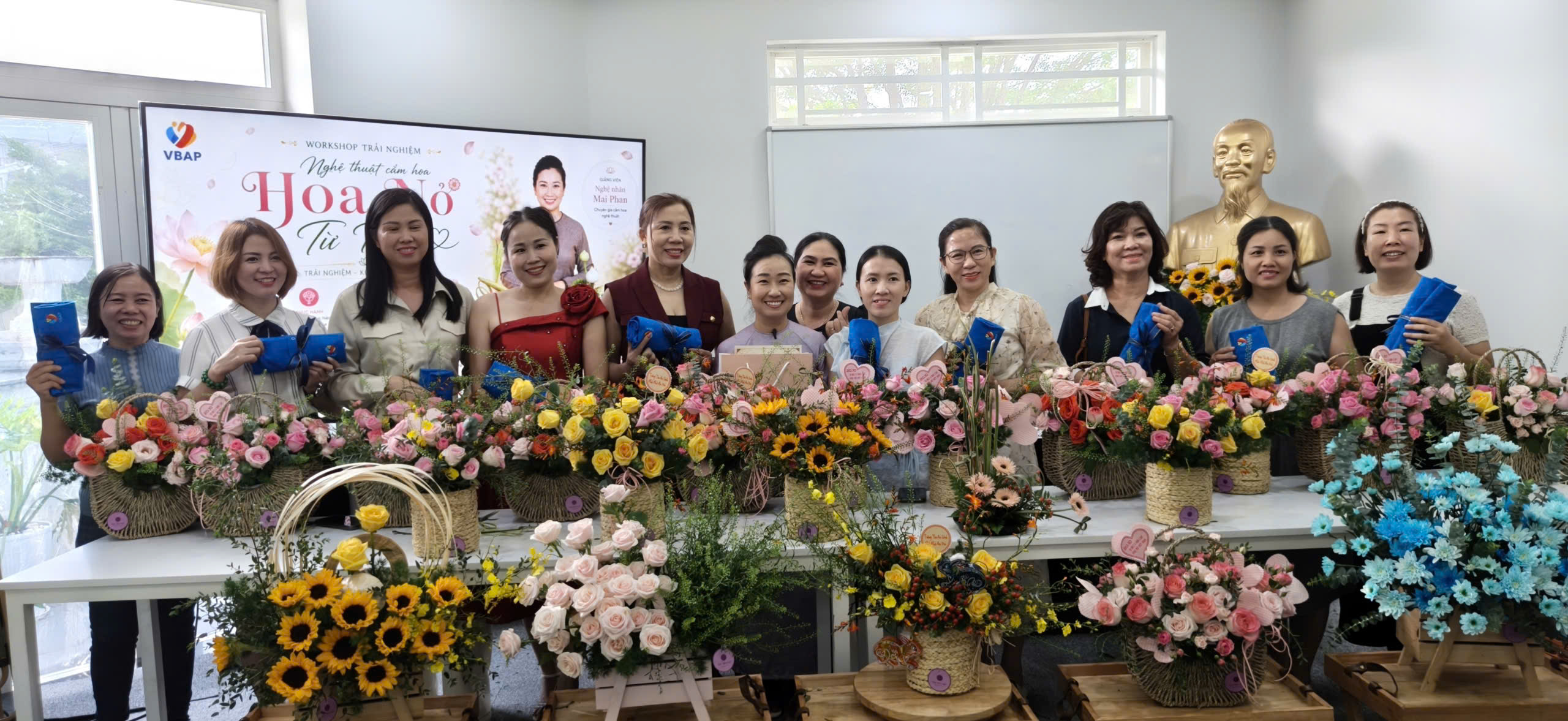 Workshop “Hoa Nở Từ Tâm” – Trải nghiệm chữa lành cùng nghệ thuật cắm hoa